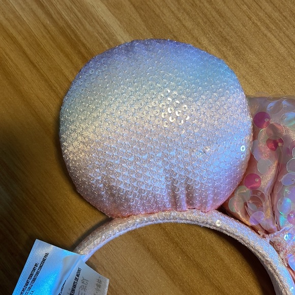 💓 LIGHT PINK DISNEY MINNIE MOUSE EAR HEADBAND - Picture 3 of 3